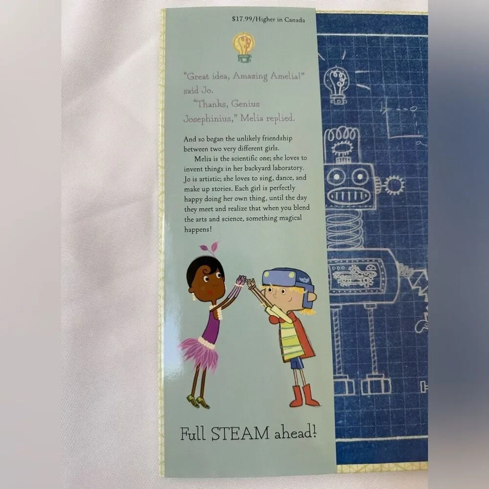 Melia and Jo Children’s Book Hard Cover Billy Bronson & Jennifer Oxley STEAM